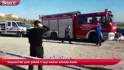 Télécharger la video: Erciyes Üniversitesi’nde kongre merkezi binasının çatısı çöktü