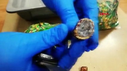 Çikolatanın içinden uyuşturucu çıktı