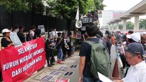 Endonezya’da Suudi Arabistan’daki idama protesto - CAKARTA