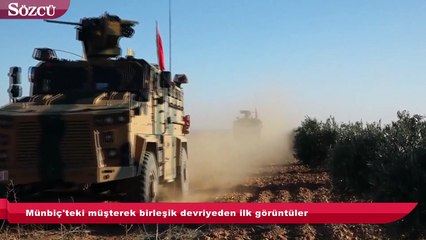 Münbiç'teki müşterek birleşik devriyeden ilk görüntüler