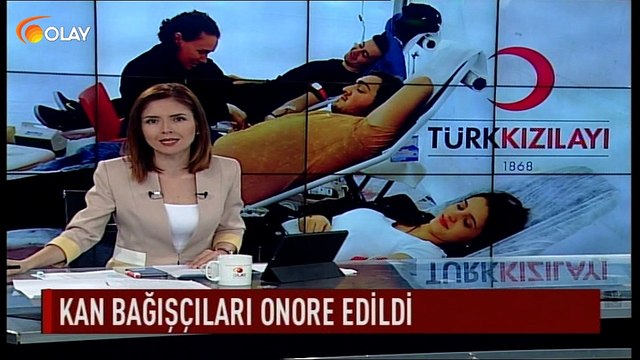 Kan bağışçıları onore edildi