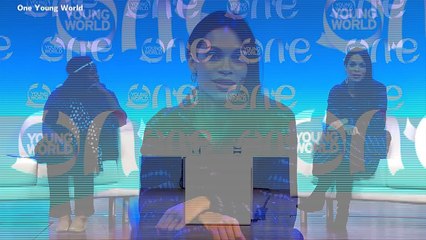 Rosario Dawson Speaks About Social Change At One Young World Summit