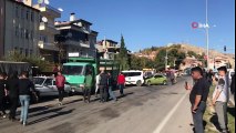 Dinar'da Zincirleme Trafik Kazası! Freni Patlayan Kamyon Dehşet Saçtı
