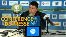 Conférence de presse Chamois Niortais - Havre AC (1-0) : Patrice LAIR (CNFC) - Oswald TANCHOT (HAC) - 2018/2019