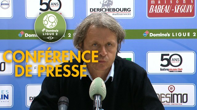 Conférence de presse ESTAC Troyes - Valenciennes FC (4-2) : Rui ALMEIDA (ESTAC) - Réginald RAY (VAFC) - 2018/2019