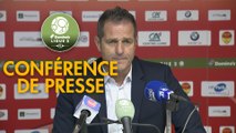 Conférence de presse US Orléans - Grenoble Foot 38 (0-3) : Didier OLLE-NICOLLE (USO) - Philippe  HINSCHBERGER (GF38) - 2018/2019