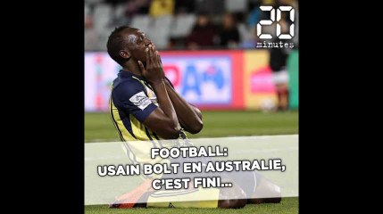 Football: Usain Bolt en Australie, c'est fini...