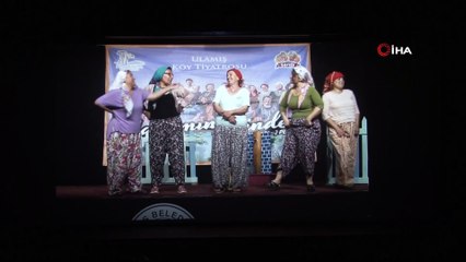 Ulamışlı köylüler, beyaz perdede kendilerini izledi