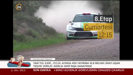 8. Etap cumartesi 12:15'te