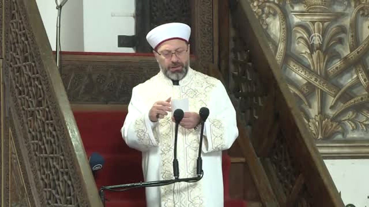 Diyanet İşleri Başkanı Erbaş, Ulu Cami'de Hutbe Verdi (2)
