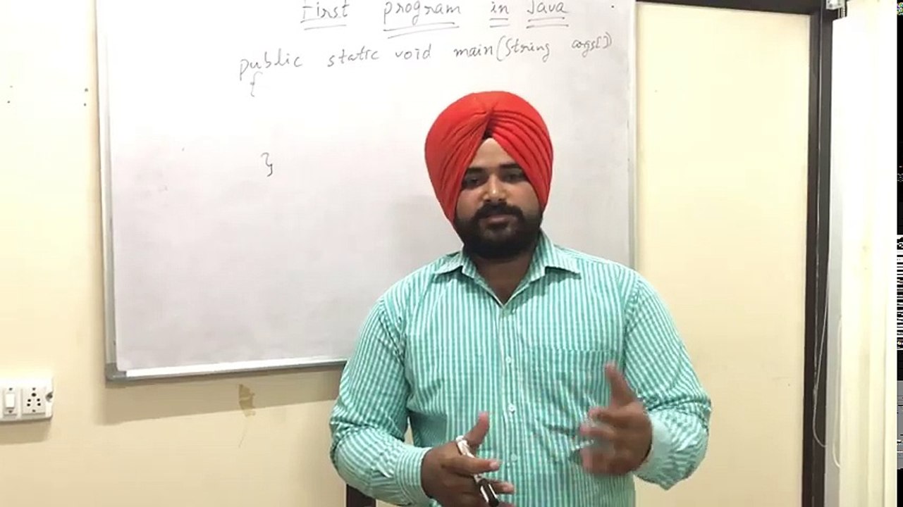 How to run  java program in hindi? Excellence Technology