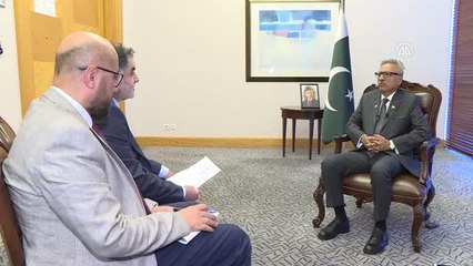 Pakistan İslam Cumhuriyeti Cumhurbaşkanı Arif Alvi (2)