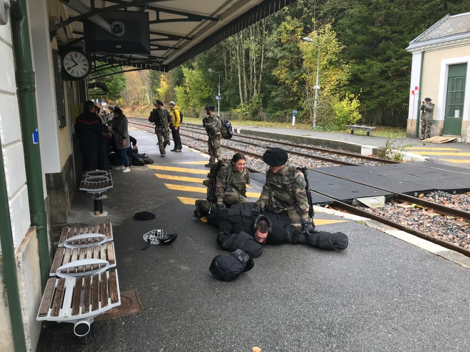 Exercice "Choucas" en Isère avec les réservistes de l'opération Sentinelle