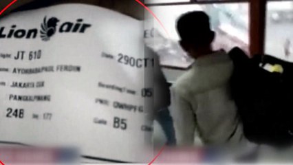 [영상] 인도네시아 추락 여객기 이륙 전 마지막 모습 공개 / YTN