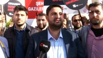 15 Temmuz Derneği üyeleri SP Milletvekili Cihangir İslam'ı protesto etti