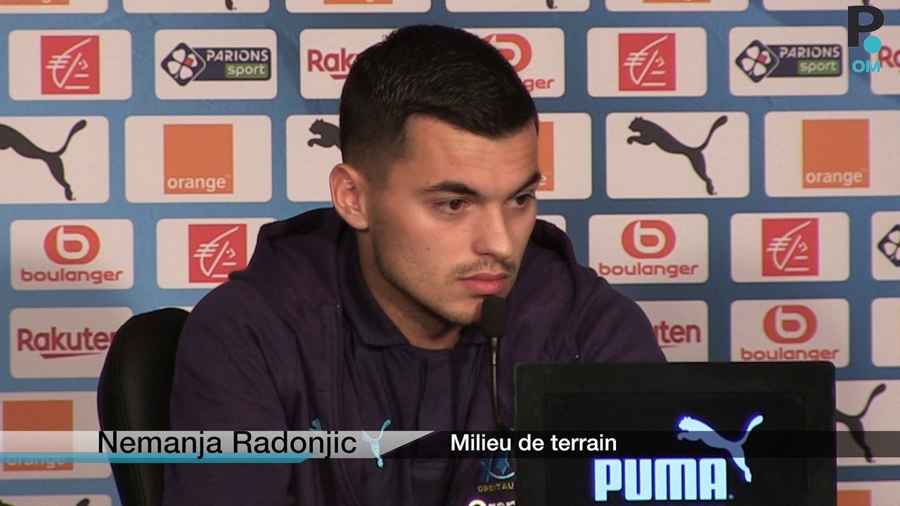 OM : "La première fois que j'ai vu le Vélodrome, j'ai eu la chair de poule" (Radonjic)