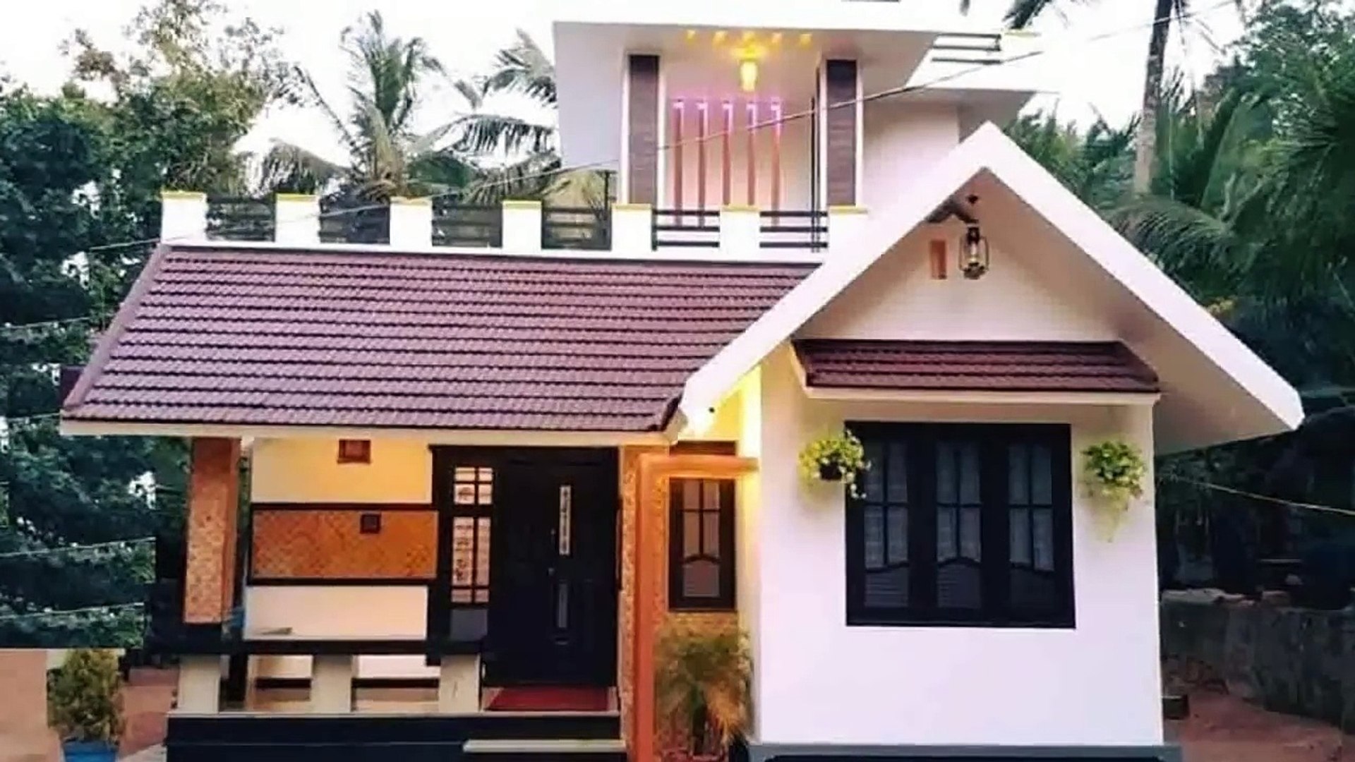 Cute Modern House 800 Sft Budget 5 Lakh Elevation Interiors 1 Video Dailymotion
