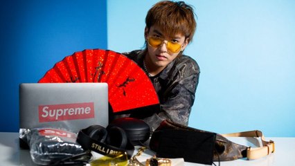 Kris Wu Travels With Lots of Gold and Disguises
