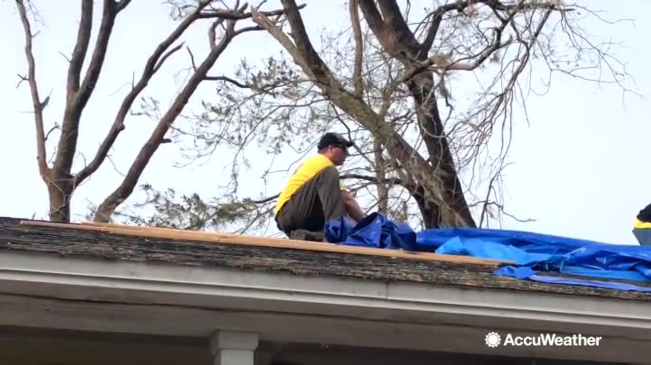 Racing for new roofs post-Michael