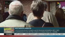 EEUU: elecciones de medio término rompen récord de perticipación