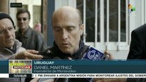 Intendente de Montevideo visita a trabajadores en huelga de hambre