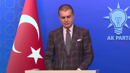 AK Parti Sözcüsü Çelik: (Abd ile Yaptırımların Kaldırılması) "Normalleşme İçin Önemli Bir Aşamadır"