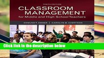 F.R.E.E [D.O.W.N.L.O.A.D] Classroom Management for Middle and High School Teachers with Mylab