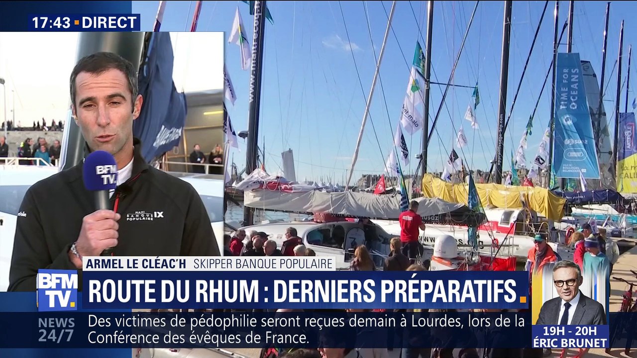 Route du Rhum: Les derniers préparatifs