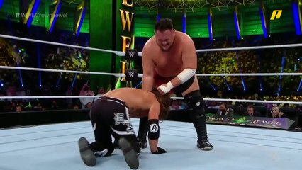 كيف نجا إيه جي ستايلز من هذه الحركة؟.. شاهدها في #WWECrownJewel