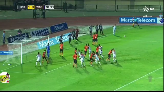 هدف التعادل للوداد البيضاوي ضد نهضة بركان 1-1 | نصف نهائي كأس العرش WAC VS RSB