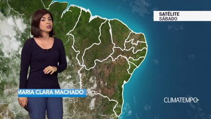 Previsão Nordeste – Pancadas de chuva no MA e BA