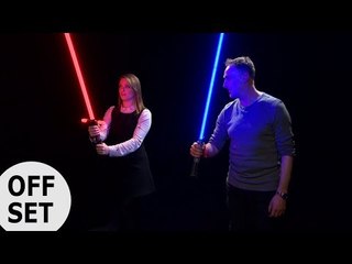 We went to Lightsaber school!