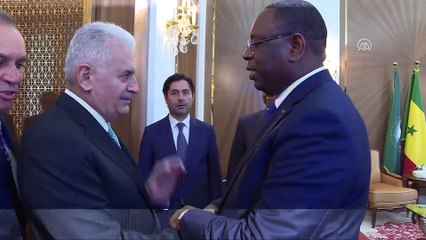 TBMM Başkanı Yıldırım, Senegal Devlet Başkanı Sall tarafından kabul edildi - DAKAR