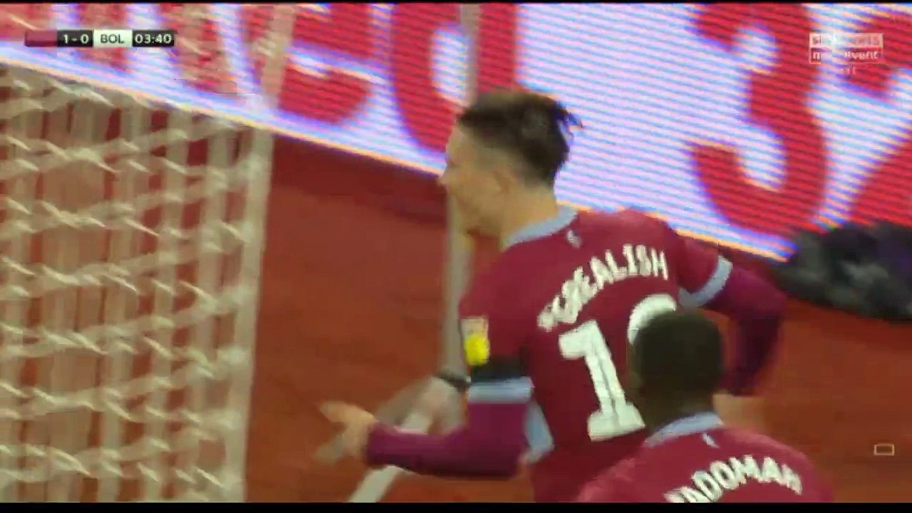 Jack Grealish Goal - Aston Villa vs Bolton Wanderers 1-0 02/11/2018