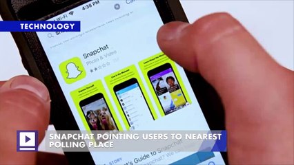 Snapchat Pointing Users to Nearest Polling Place