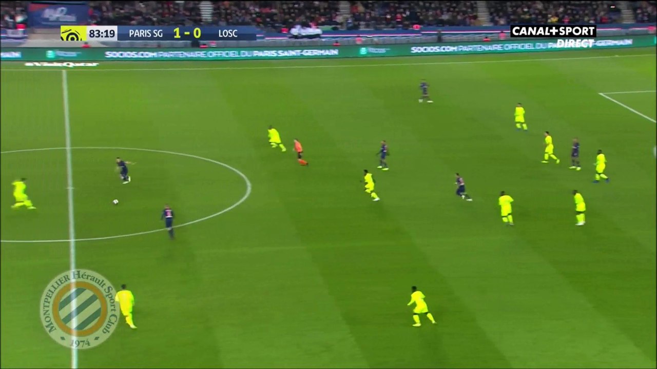 Neymar goal - PSG 2-0 Lille