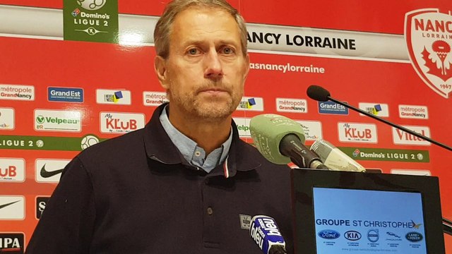 La réaction d'Alain Perrin après la défaite de l'ASNL à Picot face à Clermont (0-1)