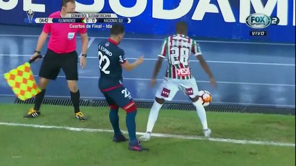 MATHEUS ALESSANDRO FLUMINENSE 1X1 NACIONAL COPA SUL-AMERICANA 2018