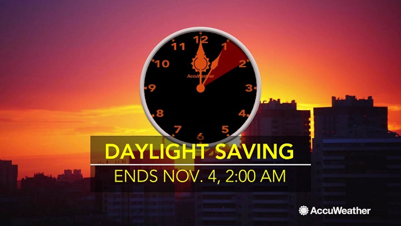 Fall back for Daylight Saving this weekend
