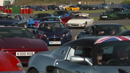 Celebrating 70 years of Lotus, on track at Hethel!