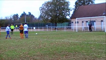 Pénalty Cédric Chatillon-USPA (2) Coupe Rollet 28/10/2018