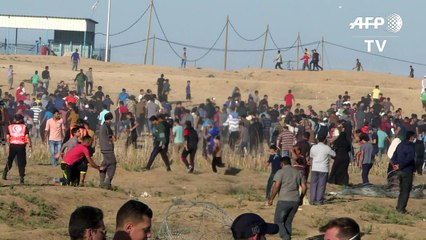Un viernes tranquilo en la frontera entre Israel y Gaza
