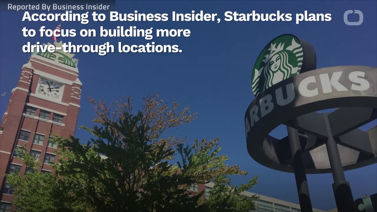 Starbucks Wants To Open More Drive-Throughs