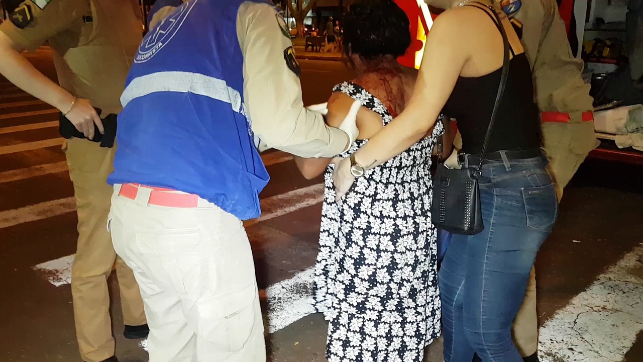 Índia agredida no centro pede socorro em casa noturna
