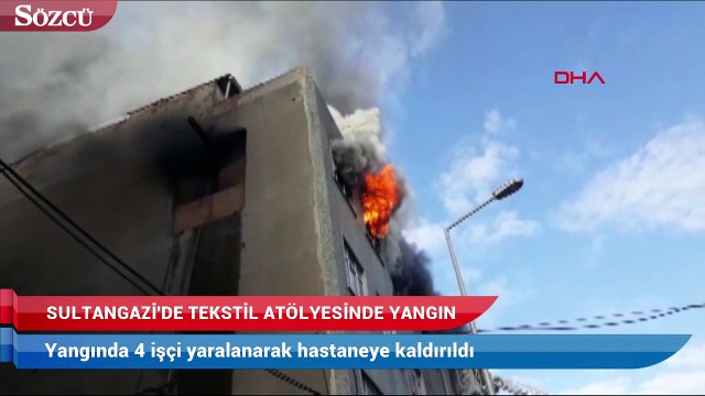 İstanbul’da fabrika yangını