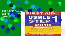 F.R.E.E [D.O.W.N.L.O.A.D] First Aid for the USMLE Step 1 2018, 28th Edition [P.D.F]