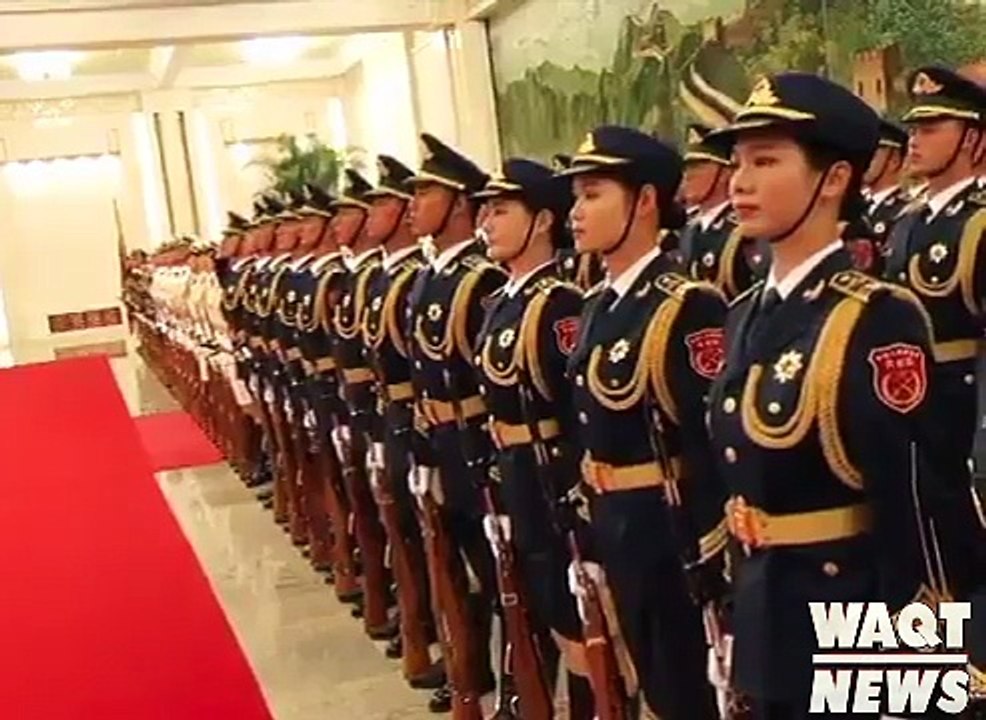 Official welcome ceremony was held in honor of Prime Minister Imran Khan at Great Hall of the People in Beijing. Premier Li Keqianq welcomed the PM a