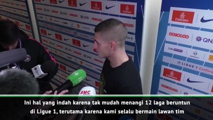 PSG Pantas Mengukir Start Bersejarah 12 Kemenangan Beruntun - Verratti