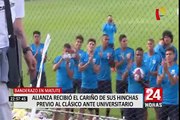 Alianza Lima recibió el cariño de sus hinchas previo al clásico ante Universitario