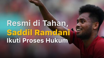Resmi di Tahan, Saddil Ramdani Ikuti Proses Hukum